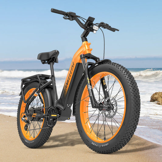 Lankeleisi MG600 Plus (2025) 26″ Fat Tire All-Terrain Electric Bike with Torque Sensor & 960Wh Battery