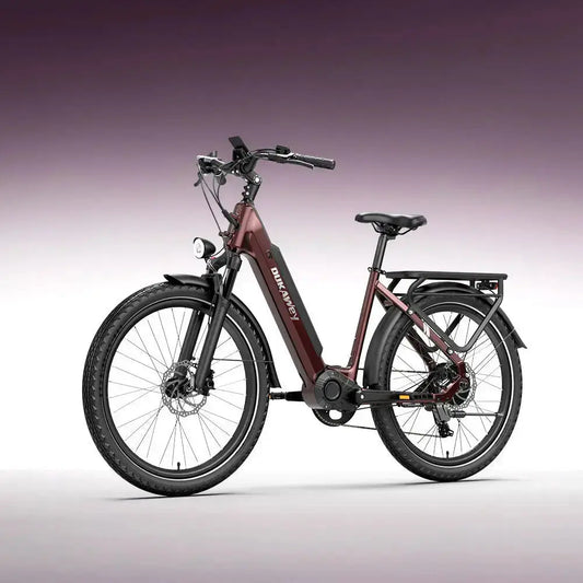 Dukawey FUGL 3.0 Electric City E-Bike – 250W Torque Sensor Motor, 48V 14Ah Removable Battery, Step-Through Frame
