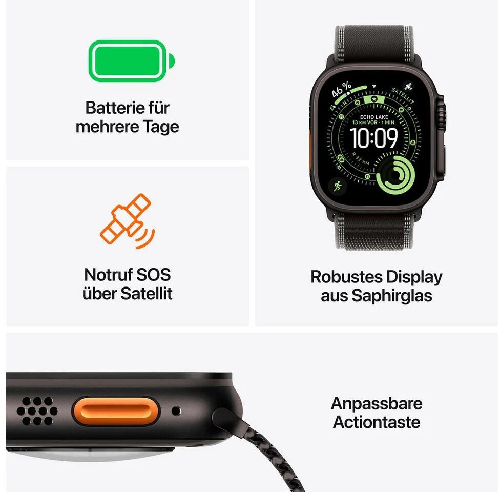 Apple Watch Ultra 3 Titanium Black – Refurbished